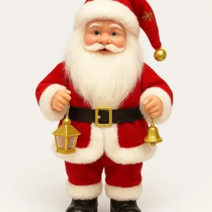 Papa Noel con luz, musical  y movimiento.